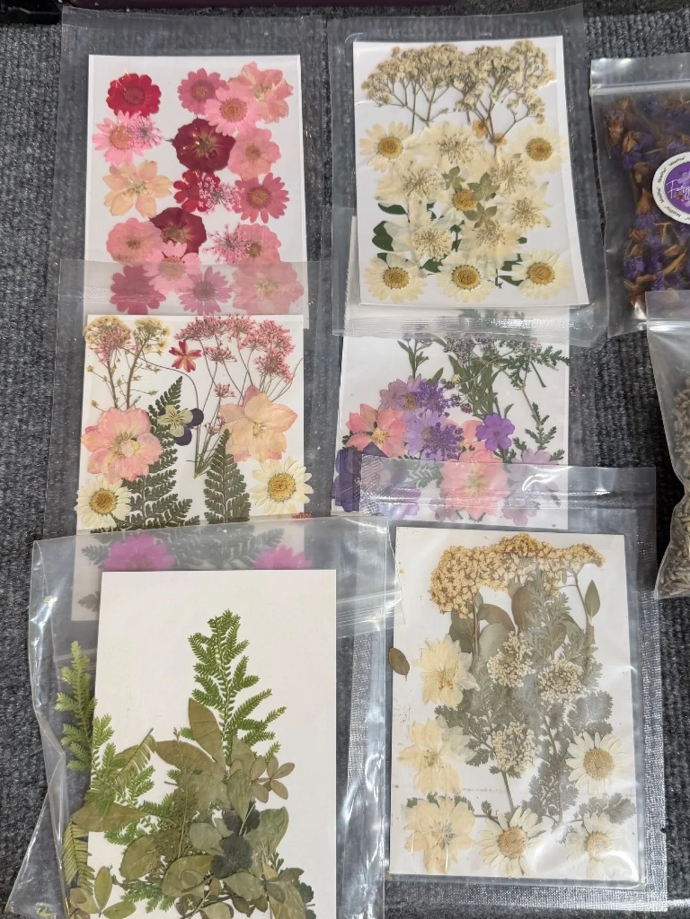 Dried Flowers for Crafts, Resin, Scrapbooking, and Decor.